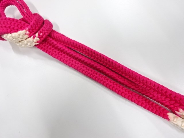 JAPANESE KIMONO / HAND-TIED OBIJIME